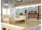 LULILO Domek dla lalek drewniany FLORO boho LED 24