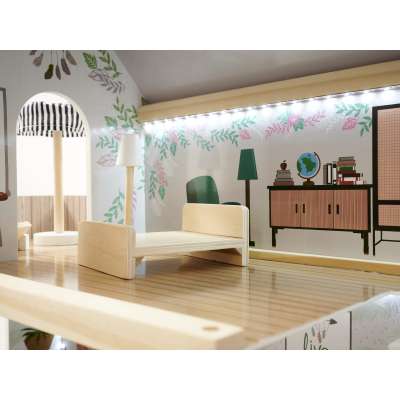 LULILO Domek dla lalek drewniany apartament Ikonka boho 