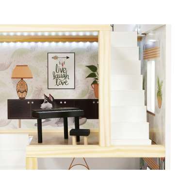 LULILO Domek dla lalek drewniany apartament Ikonka boho 