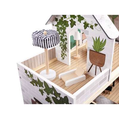 LULILO Domek dla lalek drewniany apartament Ikonka boho 