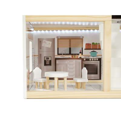 LULILO Domek dla lalek drewniany apartament Ikonka boho 