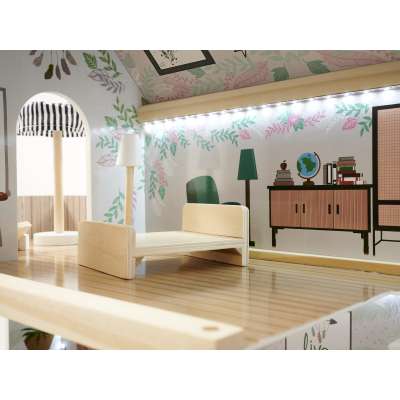 LULILO FLORO boho LED wooden dollhouse