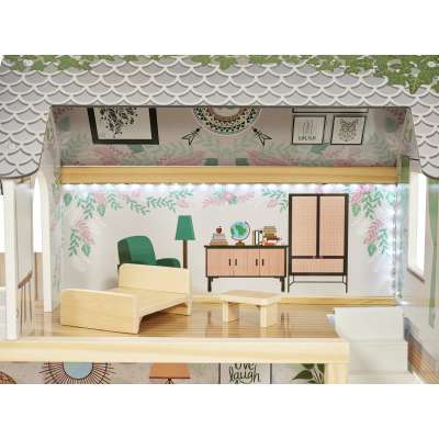 LULILO FLORO boho LED wooden dollhouse