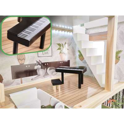 LULILO dollhouse wooden apartment Icon boho