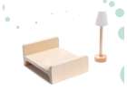 LULILO dollhouse wooden apartment Icon boho 14