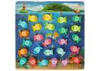 Montessori wooden fish fishing magnet game 2