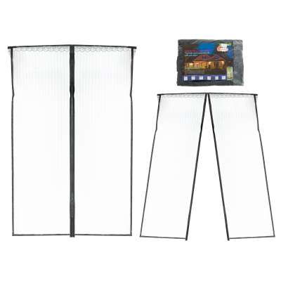 Mosquito net magnetic door net 100x210cm BLACK
