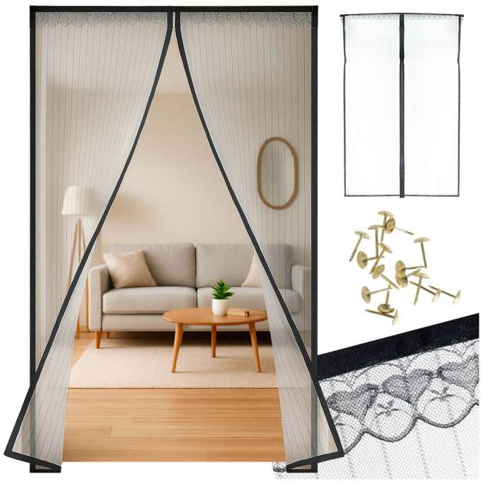 Mosquito net magnetic door net 110x220cm