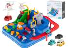 Obstacle course interactive parking lot racing 4 cars 1