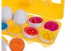 Puzzle egg blocks 12 pcs extrusion Montessori numbers and colors 7