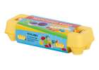 Puzzle egg blocks 12 pcs extrusion Montessori shapes and colors 10