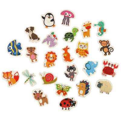 Puzzle in a can animals 24 puzzles