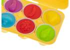 Puzzle klocki jajka 12 szt wytłaczanka Montessori owoce i warzywa 8