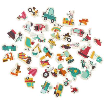 Puzzle w puszce pojazdy 24 puzzle