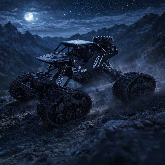 RC Rock Crawler 4x4 car LHC012 auto 2-in-1 black