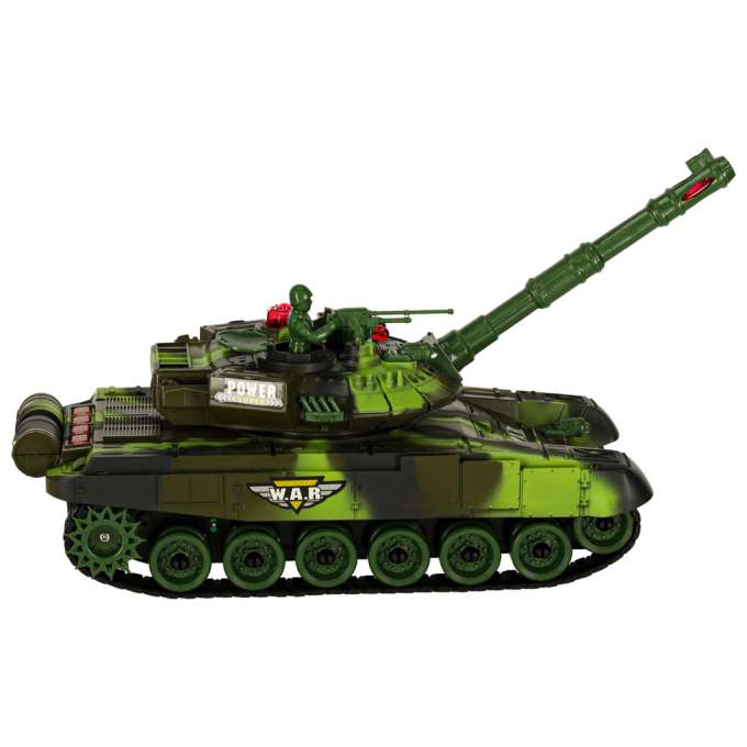 RC War Tank 9993 2.4 GHz forest camouflage tank