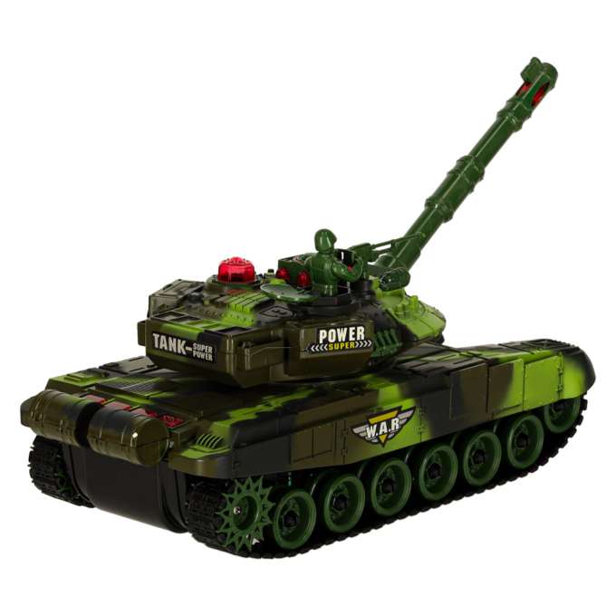 RC War Tank 9993 2.4 GHz forest camouflage tank