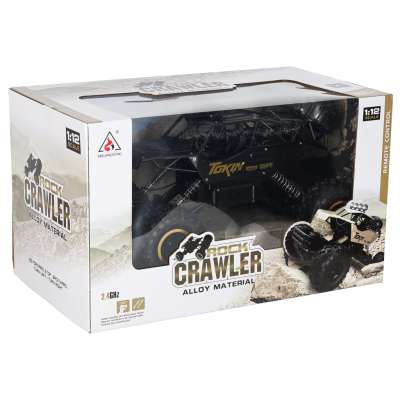 RC car Rock Crawler 1:12 4WD METAL black