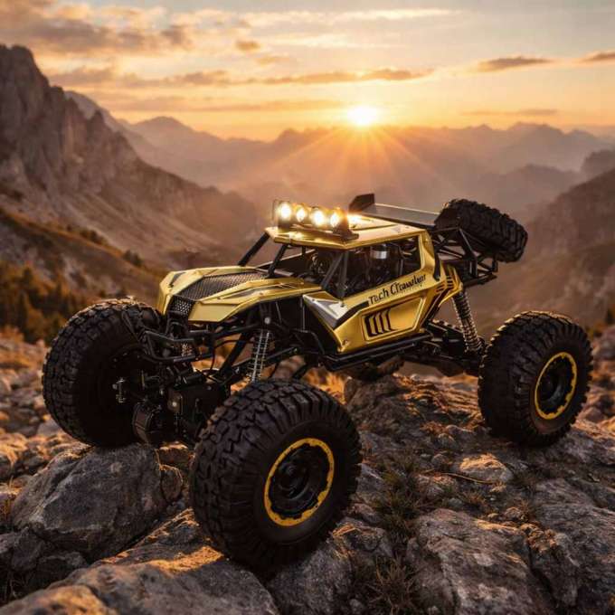 RC car Rock Crawler 2.4GHz 1:8 51cm gold