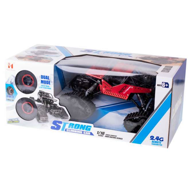 RC remote-controlled car Rock Crawler 4x4 LHC012 auto 2-in-1 red