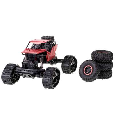 RC remote-controlled car Rock Crawler 4x4 LHC012 auto 2-in-1 red