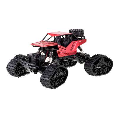Samochód RC zdalnie sterowany Rock Crawler 4x4 LHC012 auto 2w1 czerwony