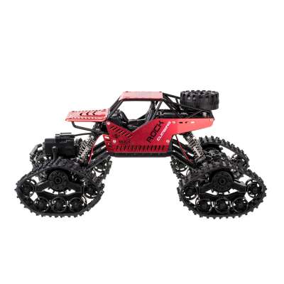 Samochód RC zdalnie sterowany Rock Crawler 4x4 LHC012 auto 2w1 czerwony