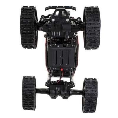 Samochód RC zdalnie sterowany Rock Crawler 4x4 LHC012 auto 2w1 czerwony