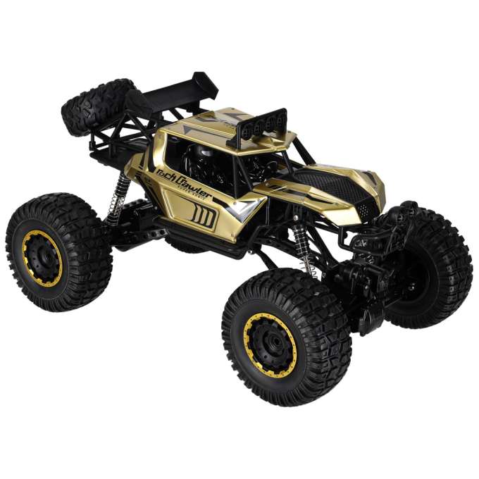 Samochód zdalnie sterowany 2,4GHz 1:8 51cm metal złoty