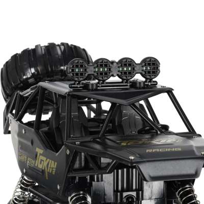 Samochód zdalnie sterowany na pilota RC Rock Crawler 1:12 4WD METAL czarny