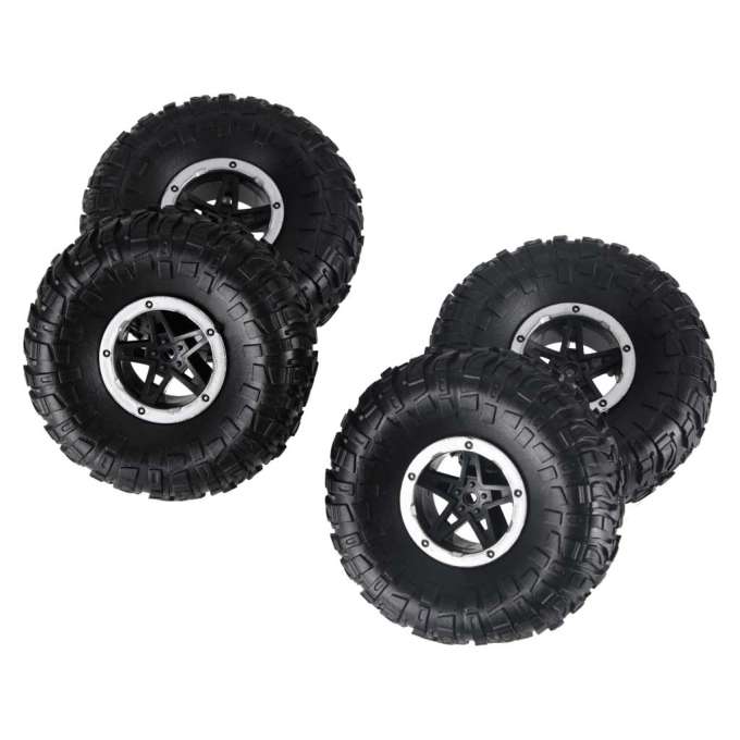 Samochód zdalnie sterowany na pilota RC Rock Crawler 4x4 LHC012 auto 2w1 czarny