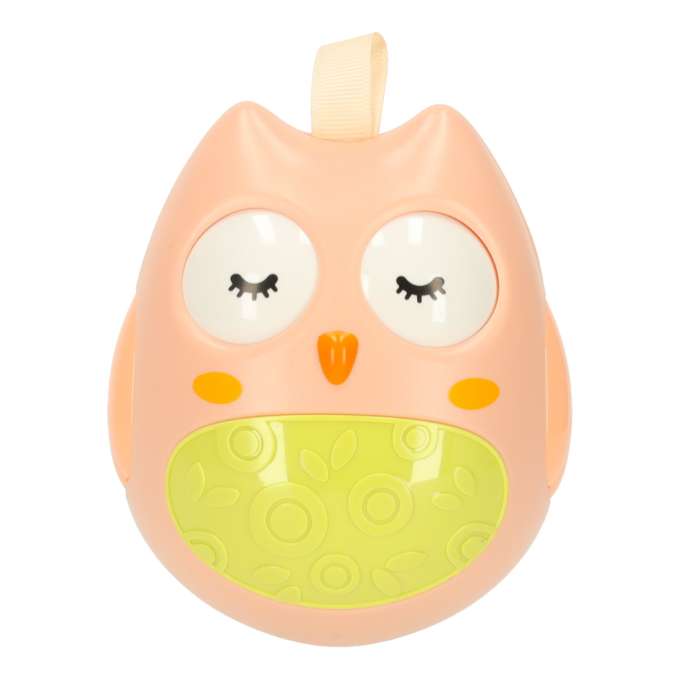 Wańka wstańka owl sensory sway pink