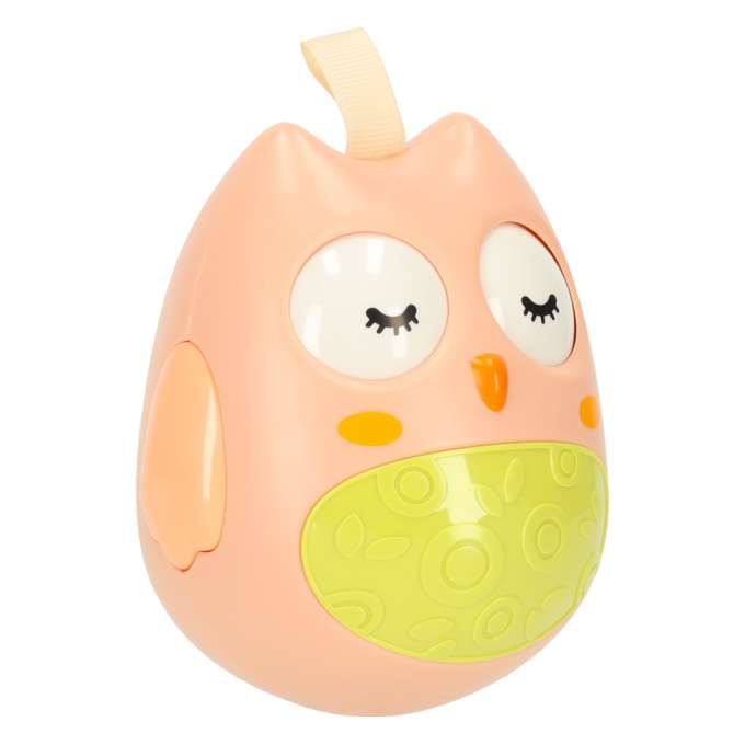 Wańka wstańka owl sensory sway pink
