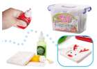 3D crystal glue in a bucket + molds 2