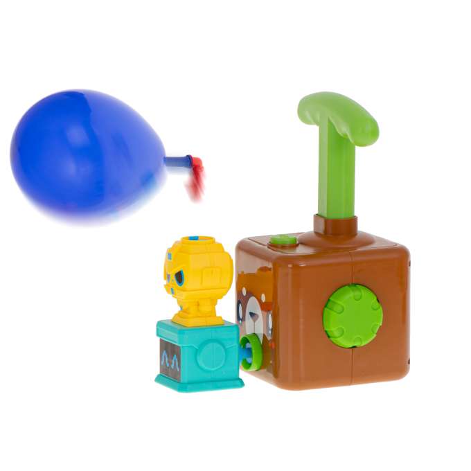 Aerodynamic car teddy bear balloon launcher