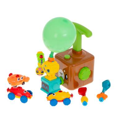 Aerodynamic car teddy bear balloon launcher