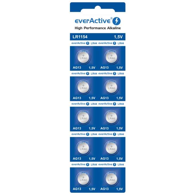 Bateria everActive Alkaline G13 LR1154 blister 10s