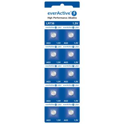 Bateria everActive Alkaline G3 LR736 blister 10szt