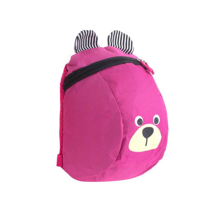 Children's nursery backpack teddy bear pink