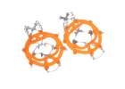 Crampons for hiking boots with spikes chains cover size 39-45 7