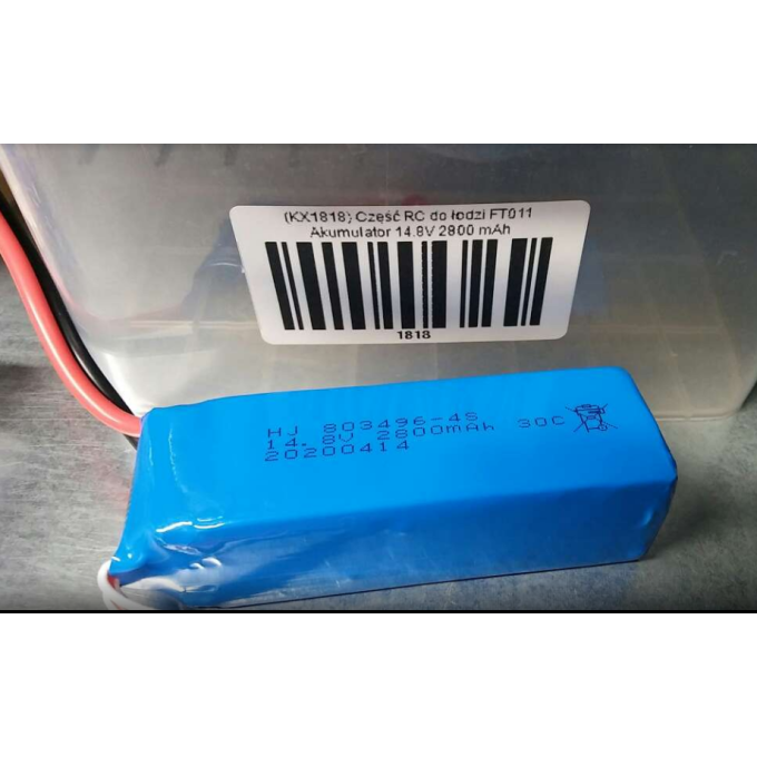 Część RC do łodzi FT011 Akumulator 14.8V 2800 mAh