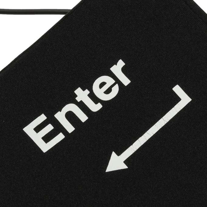 ENTER key large anti-stress USB pad