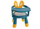 Feeding and play table chair yellow and blue 2