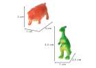 Figurki zwierzęta morskie dzikie zagrodowe dinozaury zestaw mix 48sztuk 3