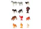 Figurki zwierzęta morskie dzikie zagrodowe dinozaury zestaw mix 48sztuk 5