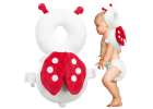 Head protection cushion for learning to walk backpack fall safety ladybird 1