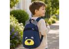 Kindergarten backpack children's backpack teddy bear navy blue 8