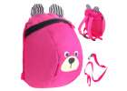 Kindergarten backpack children's backpack teddy bear pink 1