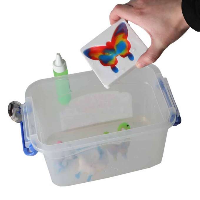 Klej żel kryształowy 3D crystal glue kreatywny zestaw w wiaderku 26el.