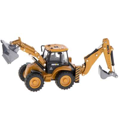 Koparka ładowarka spychacz z łyżką model z metalu Die-Cast H-toys 1:50